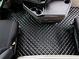 Designed to fit SCANIA S 500 after 2017 Set of LEFT HAND DRIVE AUTOMAT Floor Mats Truck Accessories Decoration Eco Leather