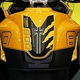 labelbike - 3D Sticker Tank Pad Protection and Decoration Motorcycle Tank compatible with Triumph Tiger 800 Sport 2025 - Color Ochre