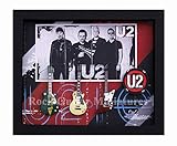 RGM9043 Bono U2 Miniature Guitar Collection in Shadowbox Frame