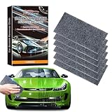 Daryunk 6pcs Car Scratch Nano Sparkle Cloth, Removing Light Colored Paint Scratches, Water Stains, and Vortex Marks, Reusable Polishing Pad for DIY Car Details and Surface Repairs