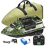 Bilbear 500M Wireless GPS Fishing Bait Boat with 3 Catapult Bait Hoppers RC Toy Boat with Portable Handbag