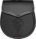 Tawse Leather Day Sporran Scottish Clan Crest