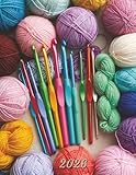 2026: Large Monthly Calendar Planner – Crochet Hooks And Yarn
