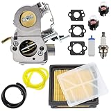 Hippotech 578243401 Carburetor Replacement for Husqvarna K750 K760 K770 Concrete Cut Off Saw Parts for ZAMA C3-EL53 with Air Filter Gasket Fuel line Kit