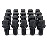 20 x Black Wheel Bolts for Genuine Audi TT Alloy Wheels Part No. 20BM14RB206
