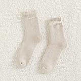 Warm Socks,2 Pairs Gears Warm And Super Soft Plush Slippers Socks Personalized Non-Slip Sports Plush Slippers Fleece Winter Fluffy Microfiber Crew Socks Leisure Household Fuzzy Warm And Comfortable,L