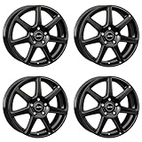 AUTEC Tallin Alloy Wheels 7.5 x 17 ET30 5 x 112 Black Compatible with Audi A3 A4 A5 A6 A7 A8 Q2 Q3 Q5 S3 S8 SQ2