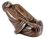 Kunst & Ambiente - Bronze Figure - Laughing Old Woman (1937) - Sculpture by Ernst Barlach - Contemporary Art Statue - 100% Bronze - Height: 20 cm - Width: 29 cm