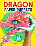 Dragon Paper Puppets: 12 puppet templates to color & create (Happythought craft workbooks)