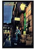 David Bowie Black Wooden Framed Ziggy Stardust Album Cover Maxi Poster