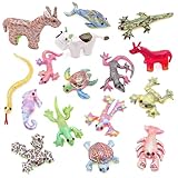 Toyland® Pack of 3-10cm (4") Sand Animal Toy/Decoration - Assorted Designs - 3 Chosen at Random