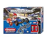 Carrera GO 20062492UK Mario Kart Mach 8 - GO Slot Racing Track With UK Plug, For Children From 6 Years And Adults,1:43 Scale, 5.3 Metres, With Mario Kart Mach 8 - Mario & Mach 8 - Luigi