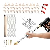 Trintion 86pcs Car Dent Puller Kit - Professional Spot Welding Repair Tools for Auto Body Panel Dent Removal Includes Welding Hammer and Accessories