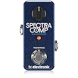 TC Electronic SPECTRACOMP BASS COMPRESSOR Ultra-Compact Multiband Compression Pedal for Bass with Built-In TonePrint Technology, Compatible with PC and Mac