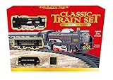 KandyToys Classic Train Set | 2.4m Track | Headlight | Battery Operated