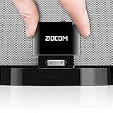 ZIOCOM 30 Pin Bluetooth Adapter Receiver for Bose iPhone iPod SoundDock and other 30 pin Dock Speakers with 3.5mm Aux Cable(Not for car/motorcycle) (Black)