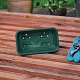 10 X GARLAND MINI SEED TRAY GREEN GARDEN GREENHOUSE HYDROPONICS 17X10X5CM G35