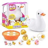 Pets Alive Mommy Duck & Baby Surprise by ZURU Nurturing Play Surprise Hatching Interactive Girls' Toy.