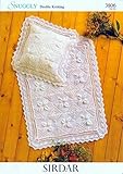 Sirdar 3806 Knitting Pattern Blanket and Pillowcase in Sirdar Snuggly DK