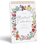Sweetzer & Orange Perpetual Calendar. 12 Month Office or Family Wall Timetable. 6x9” Floral Flip Scheduler Design. Timeless Birthday Calendar Wall Hanging, Anniversary Chart and Monthly Planner
