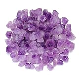 CrystalTears Amethyst Crystals Stones Natural Raw Rock Quartz Healing Crystals Rough Stones Bulk for Reiki Healing Wicca Home Fountain Decoration DIY Jewellery Wire Wrapping 250g