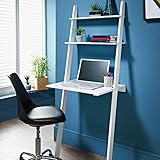 New Stunning Lokken Ladder Desk - Ideal desk for work and store essentials on the shelves