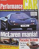 Performance CAR magazine 03/1995 featuring McLaren F1, Porsche Carrera, VW Golf GTi, Seat
