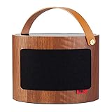 TIBO Vogue 3 |Portable Wi-Fi & Bluetooth Speaker | Multi Room Battery Powered Hi-Fi Speaker with Internet Radio for Home or Outdoor Use | Minimum 8 Hours Playback Time | Walnut finish