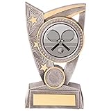 Emblems-Gifts Personalised Size 150 mm Triumph Tennis Award Trophy (T) ENGRAVED FREE