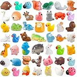 WIURGOHA 50 Pcs Mini Resin Animals 50 Styles Tiny Resin Animals Figurines Bulk for Fairy Garden Miniature Dollhouse Accessories Hide Crafts Decor