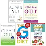 Super Gut, The 28 Day Gut Health Plan, Clean Gut, The G Plan Diet & Very Clever Gut Plan Diet Makeover for Beginners 5 Books Collection Set