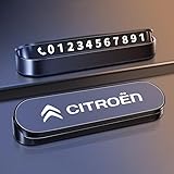 VGTDCDT Digital Parking Disc with Phone Number for Citroen DS 3 I 2009-2014, Ideal for Residential Areas,Supermarkets Easy To Use,Protect Your Privacy