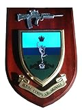 Royal Corps of Signals Military Wall Plaque with Pewter SA80 Rifle