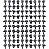 HouYeen Hidden Trim Panel Fixing Clips for VW Transporter T4 T5 Lining Carpet Board Black Pack of 100