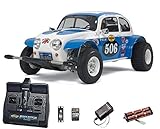 Tamiya RC 58452 Sand Scorcher Off Road Buggy 1:10 Standard Stick Radio Bundle