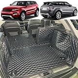 7DEEKEI Boot Liner Compatible with Range Rover Evoque [L538] 2011-2019 (and Rear Left and Right Side Panels) Cargo Mats Dog Friendly