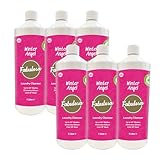 Fabulosa Antibacterial Freshening Laundry Cleanser Washing Disinfectant Liquid, Winter Angel, 1L, Pack of 6