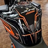 3D Resin Tank Protector Stickers Compatible with KTM Duke 125 2022 2021 Motorcycle