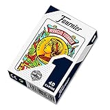 FOURNIER-no1 40 Spanish Card Deck, Blue/Red, (20984)