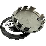 MWWYSF 4Pcs Car hub caps, Wheel Centre Caps Badges, Car Hub Centre Caps for Nissan 60MM Car Hub Centre Caps