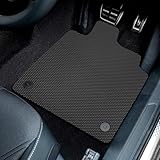 Rubber Car Mats FOR Volkswagen Passat (B5.5) (2000-2005) Luxury Diamond Rubber - No Trim [927]