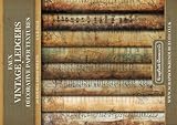 Faux Vintage Ledgers: Decorative Paper Textures