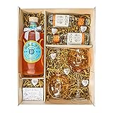 Malfy Con Arancia 70cl Blood Orange Gin Gift Set - Includes Balloon Gin Glasses, Double Dutch Tonic Waters, Belgian Chocolates + Elegant Gift Box - Ideal Birthday Gift for Gin Lovers, Friends (Orange)