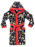 Power Rangers Boys Super Ninja Steel Dressing Gown Black 3-4 Years