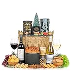 Indulgence Treat Basket – Luxury Christmas Hamper with Chocolate & Wine Gift