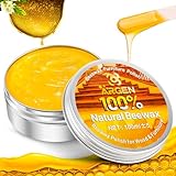 CARGEN Beeswax Furniture Polish - Wood Seasoning Beeswax for Furniture Wood Polish and Conditioner Wood Wax for Dining Table Floor Doors Chairs Cabinets to Protect and Care…