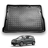 NOMAD Renault Scenic (2009-2016) Boot Liner [5 Seat Models] Tailored Fit Car Floor Mat Protector Non Slip Waterproof Raised Edges Compatible Custom Fit Accessory Black Dog & Pet Friendly