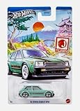 Hot Wheels 81 Toyota Starlet KP61 (Green), J-Imports Art Card