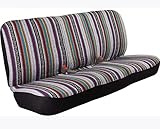 West Coast Auto Universal Baja Saddle Blanket Bench Full Size Seat Cover Fits Ford, Chevrolet, Dodge, and Full Size Pickup Trucks (National)
