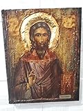 Saint St. Raphael Rafael-Christianity Orthodox Byzantine Greek Antique Icons